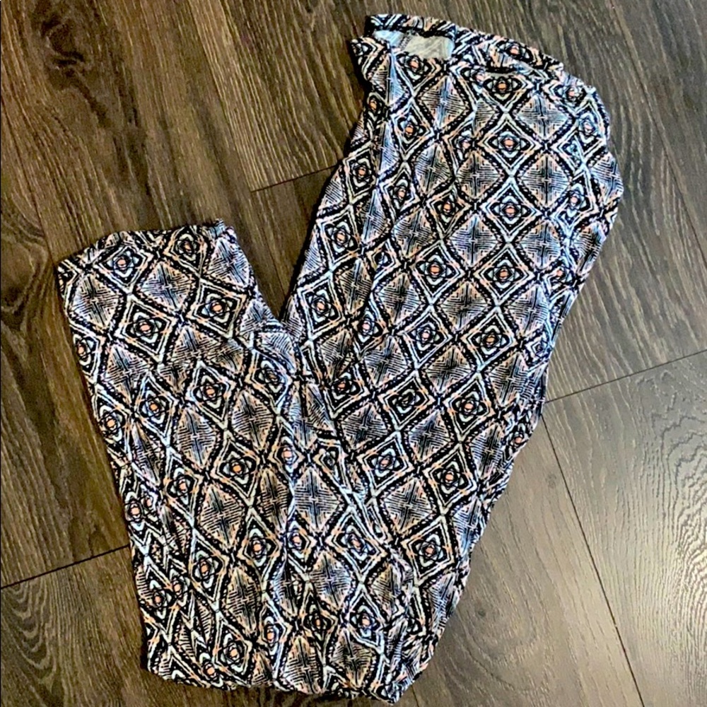 Wide leg palazzo pants